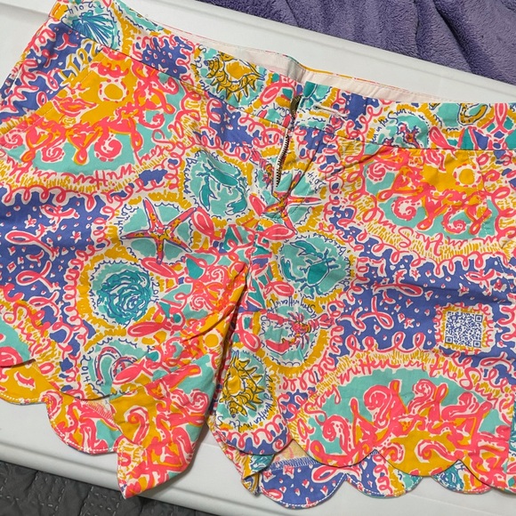 Lilly Pulitzer Buttercup Shorts Written in the Sun